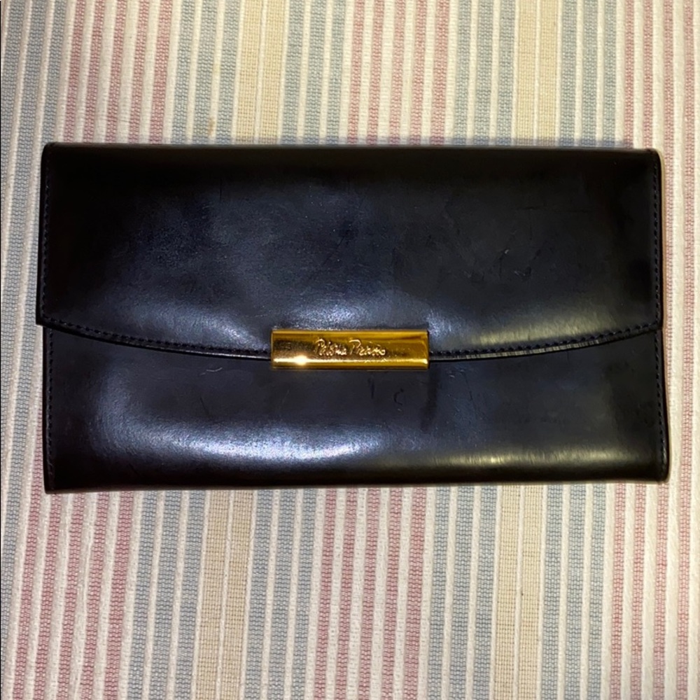 Paloma Picasso Leather Clutch